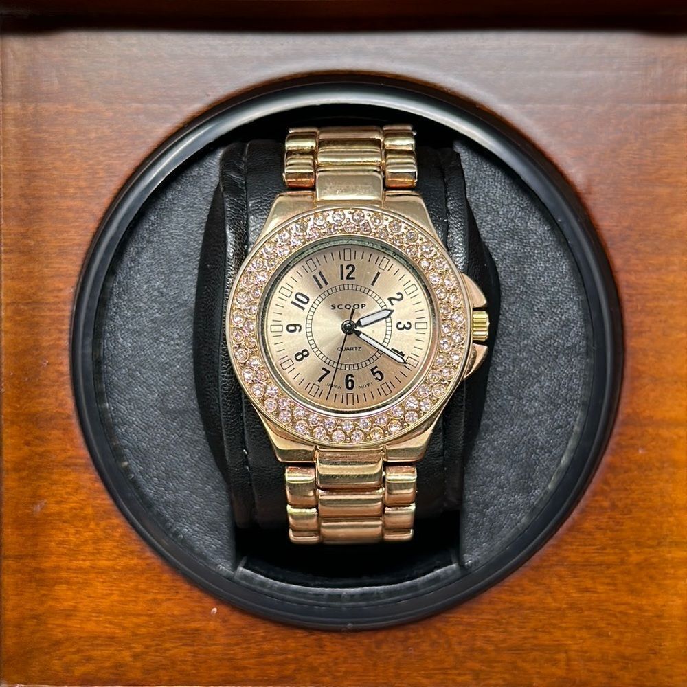 Scoop diamond style bezel ladies watch